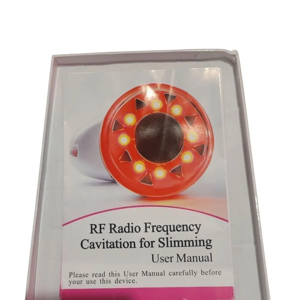 Radio Frequence RF Skin Tighten Body Weight Loss Cavitation Device Red light LED